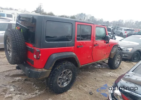 2015 Jeep Wrangler Unlimited Rubicon из США, поврежденный, VIN 1C4BJWFG0FL649656